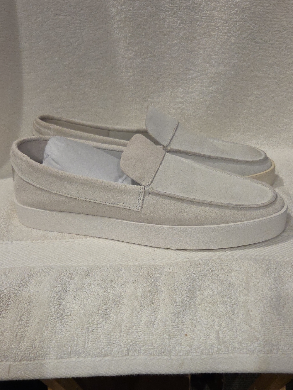 SAINT MORTA HEMISPHERE SUEDE SLIP ONS